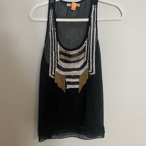 Hazel top with beading